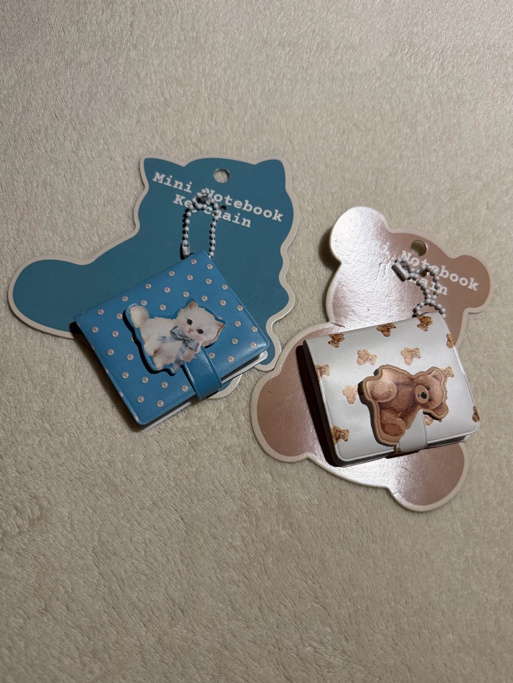 Urban Outfitters Mini Notebook Keychain Bundle